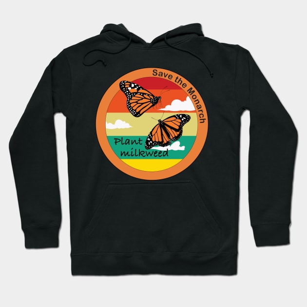 Save the Monarch Butterfly Hoodie by outrigger